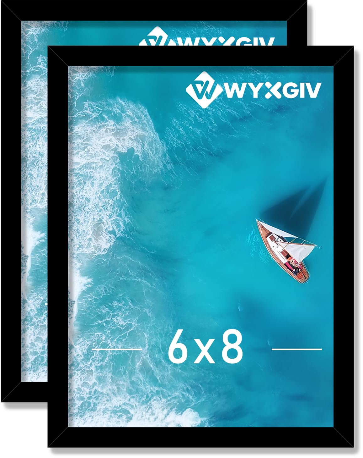Photo 1 of * only comes with one *
Wyxgiv 6x8 Picture Frame Set of 2, Lightweight yet Durable Black Frame with High-clarity Plastic Display 6 x 8 Inch Photo Horizontally/Vertically (2 Packs|Black|6"x8")