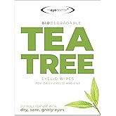 The Eye Doctor Tea Tree Oil Eyelid Wipes - 40 x Single Use Eye Cleaning Wipes for Daily Lid Care - Individual Preservative Free Sensitive Eye Cleaner - Soothes Cleans and Refreshes