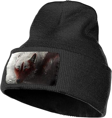 wolf beanie hat