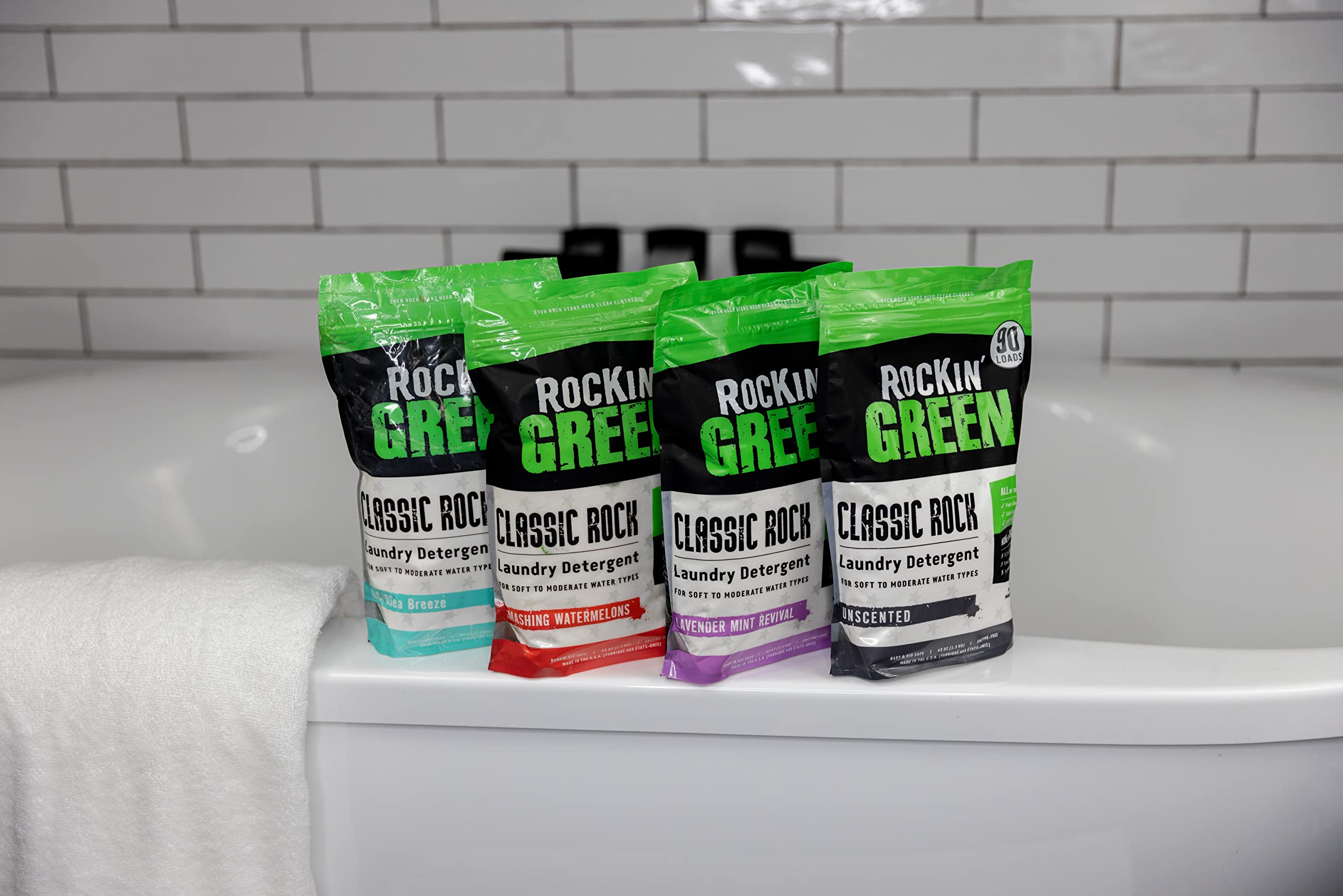 Rockin' Green Laundry Detergent, Plant based, All Natural Laundry
