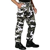 Rothco Tactical BDU Pants – Rugged Cargo Outdoor Hiking EDC Work Uniform, City Camo, XL