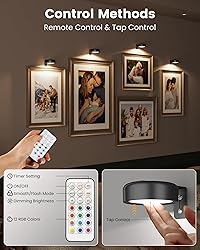 Picture Lights for Wall,Wireless 2000mAh