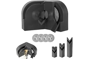 YYLAIIRE Drill Sharpener for All Drills,Multi-purpose Multi-Angle Degree Sharpener for Tool Descaling, Tool Grinding and Small Metal Parts (Black)