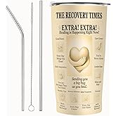 Recovery Gift – 20oz Insulated Stainless Steel Tumbler with Lid, Get Well Soon Cup, Surgery Encouragement, Travel Coffee Mug for Women Men