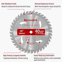 Revvsatrk Circular Saw Blade 10 in