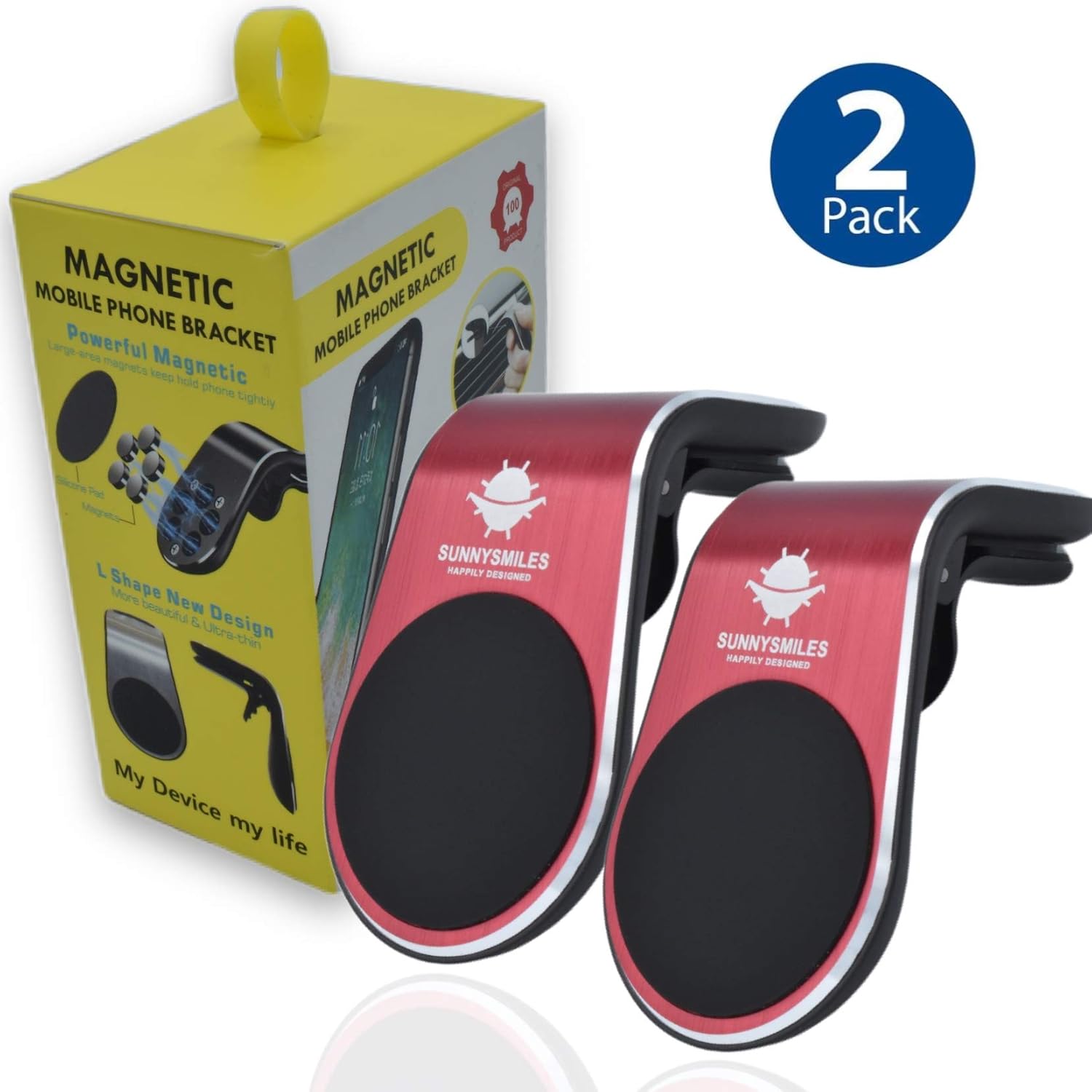 Phone Car Mount SunnySmiles Phone Holder for Air