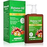 Batana Oil Shampoo -Promote Hair Growth,Rosemary Shampoo,Nourishes Scalp, Reduces Breakage & Adds Shine,Reduces Hair Loss (Batana Shampoo-(10.1 fl oz))