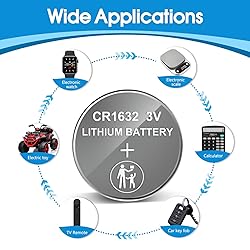 CR1632 Lithium Battery 3V Button Coin Cell