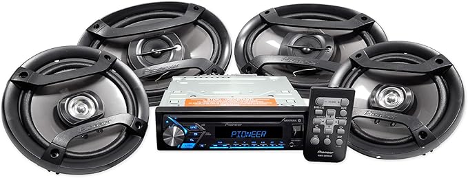 pioneer 4 speaker car audio system