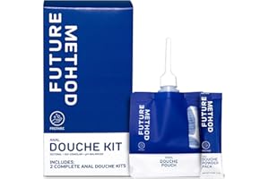 FUTURE METHOD Anal Douche Kit 200ml - Disposable Intimate Wash - All-in-1 Anal Cleaner with Isotonic and Iso-Osmolar Solution - Hydrating and Calming Gentle Care for Safe and Confident Play, (Pack of 2)