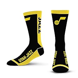 For Bare Feet NBA UTAH JAZZ MVP Crew Sock Team