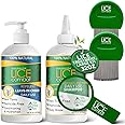 Lice Treatment Kit | Shampoo, Repellent Leave-in Cream & Two Combs | Cures Lice, Super Lice & Nits | Repels & Prevents | Pesticide Free | 100% Natural | Tea Tree + Coconut Oil+ Aloe Vera.