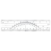 Westcott 6-Inch Metric Protractor Ruler (W-43 BP)