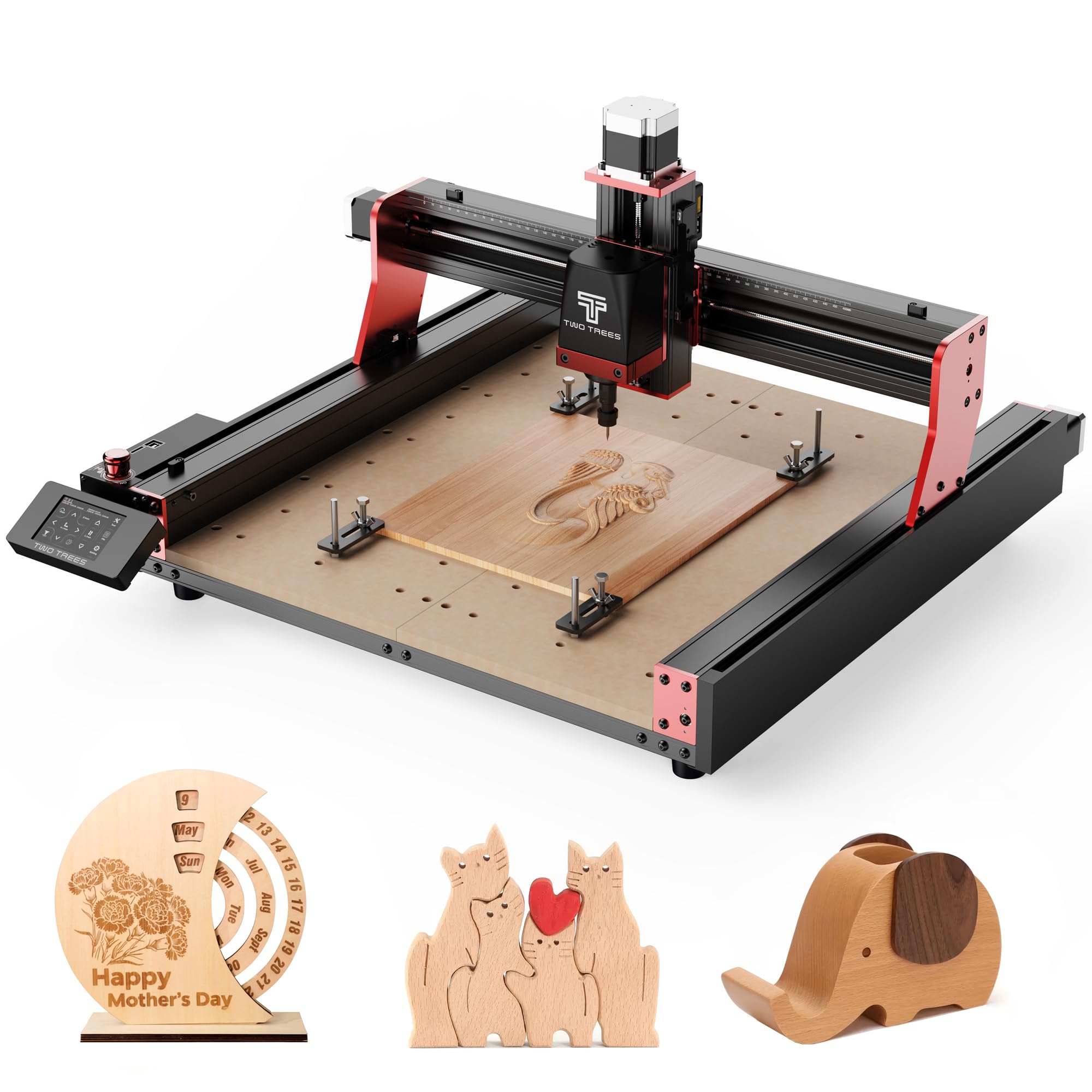 Photo 1 of CNC Router Machine TTC450 PRO for Woodworking, Upgraded 3-Axis Milling Machine, GRBL Control CNC Engraving Machine for Wood Acrylic MDF Nylon Carving Cutting