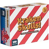 Chris Couch Games Kraken Skulls - A Swashbuckling Pirate Board Game of Dice and Danger! Family Game Night Fun for Adults and Teens, 30-45 Minutes, 2-6 Players, Ages 14+