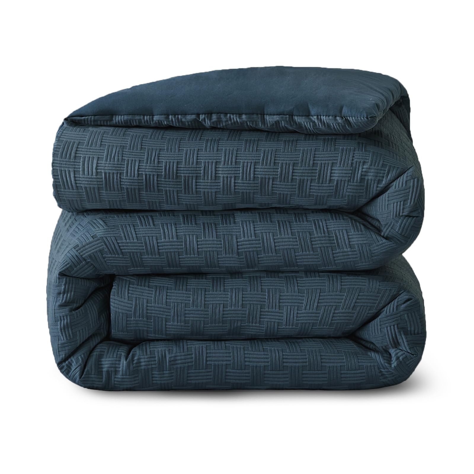 Whale Flotilla 7.5 Tog Single Size Coverless Duvet, Lightweight and Breathable Comforter Bedding for All Seasons, Machine Washable, 135 x 200 cm, Navy