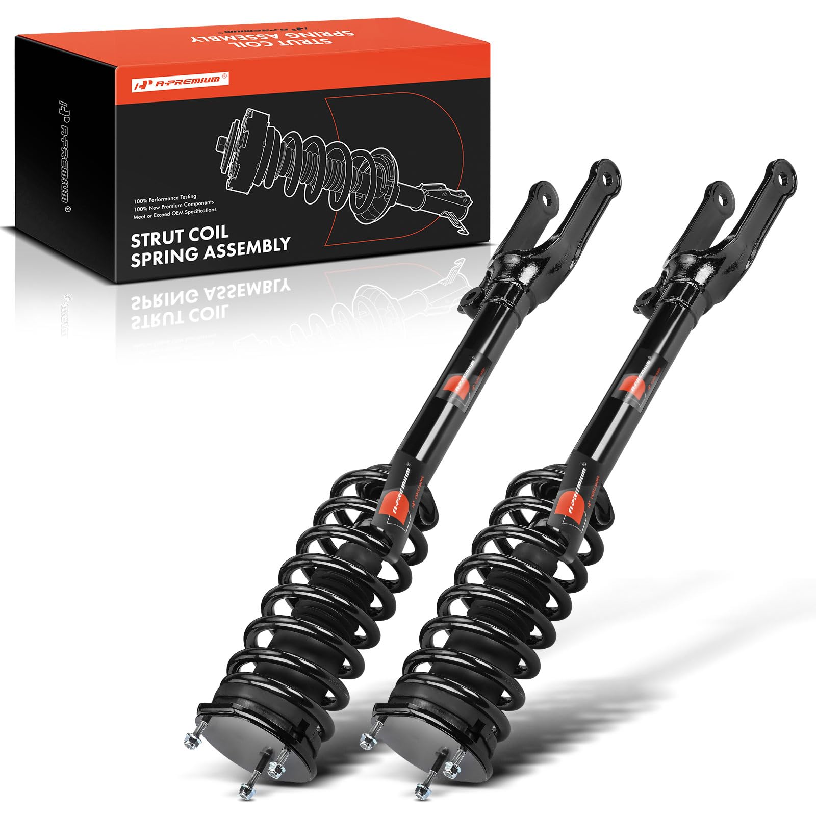 A-Premium Front Pair (2) Complete Strut and Coil Spring Assembly ...
