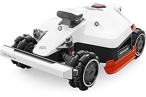 LUBA 2 AWD 3000HX Robot Lawn Mower with 4G, Reception 0.75 Acre, Max. 0.9 Acre, All-Wheel-Drive for 80% Slope, UltraSense AI 