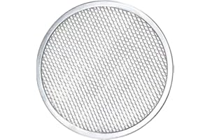 Magiclulu Aluminum Pizza Pan 7-Inch Non-Sticky Pizza Baking Tray with Airflow Holes Oven Pan for Home Kitchen and Restaurant 