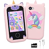 Kids Smart Phone for Girls Unicorns Gifts for Girls Toys 8-10 Years Old Phone Touchscreen Learning Toy Christmas Birthday Gif