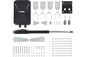 CO-Z Automatic Swing Gate Opener Kit, Electric Gate Opener for Doors up to 660lb 18ft, Driveway Home Garden Gate Opening System for Swing Gates, Gate Complete Kit with Remote Controls & Release Keys