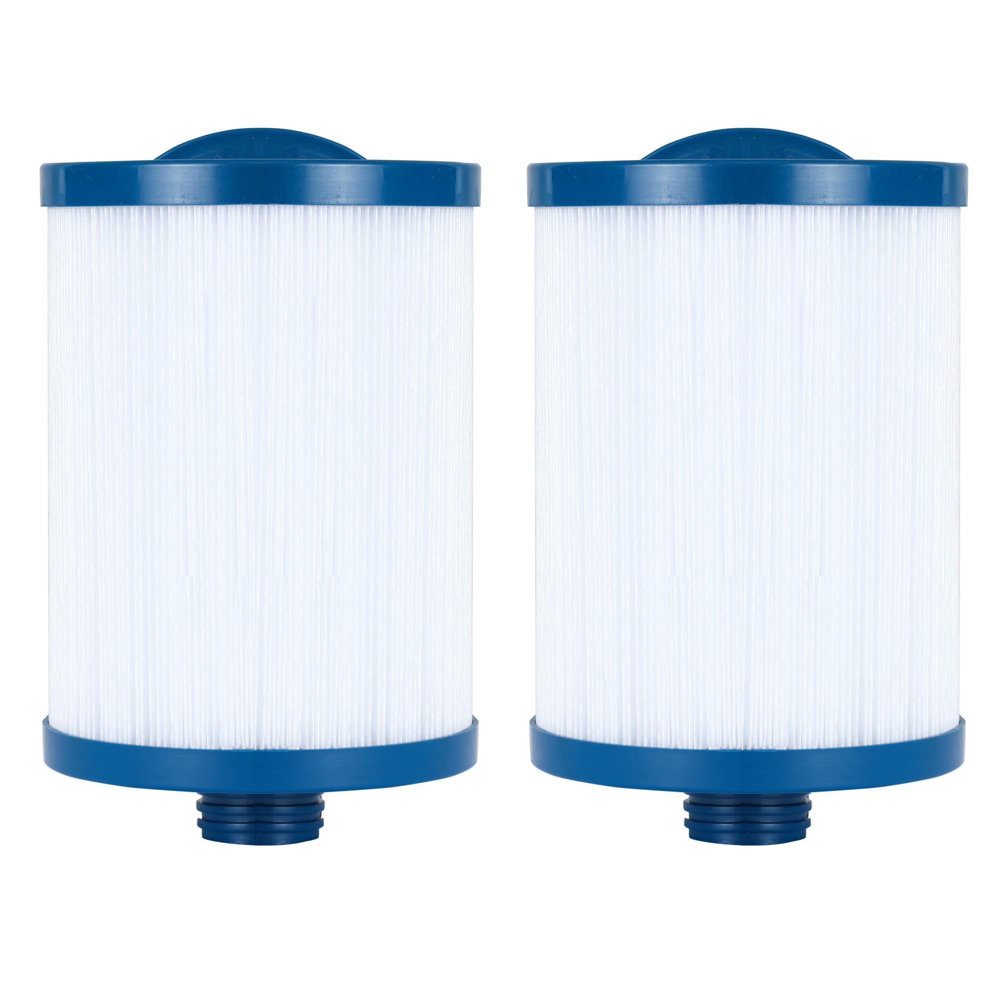 Photo 1 of TALANDO 2-Pack Replacement for Spa Filter PWW50P3(1 1/2" Coarse Thread), Unicel 6CH-940, 817-0050, Filbur FC-0359, 25252, 378902, 03FIL1400, 45 sq.ft Screw in Hot Tub Filter,L x OD:7 5/8"x 6" 2 Pack