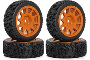 Lifehead 2.68 inch RC On Road Racing Car Tires and Wheels for 1/10 RC On-Road Touring Drift Car HSP Tamiya XV01 TT01 TT02 HPI Kyosho FAZER MK2 /12mm Hex