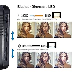 VIJIM VL120 LED on Camera Video Light,Mini Bi-Color