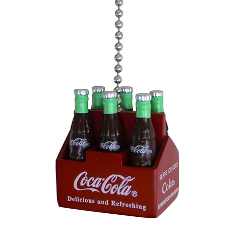 Coca Cola Six Pack Bottles Ceiling Fan Pull Collectible Amazon Co