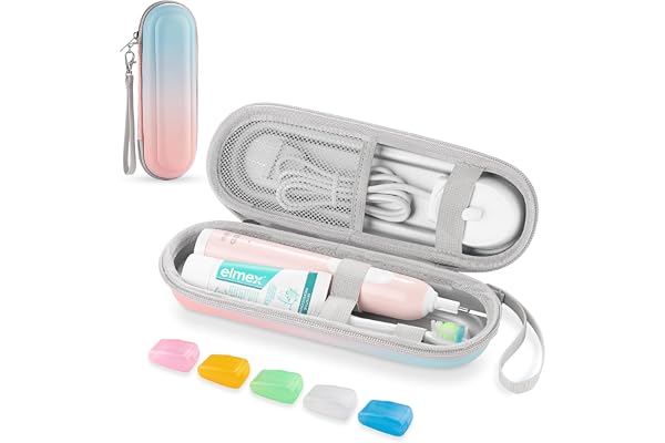 Toothbrush Travel Case for Oral B/Oral-B Pro 1000 1500 5000 7000 7500 and Philips Sonicare 4100 1100 5300 5100 Series Electri