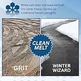 Winter Wizard De-Icer 2KG Shaker Tub - Pack of 6 - Ice Snow Melt Fast Clean view 3