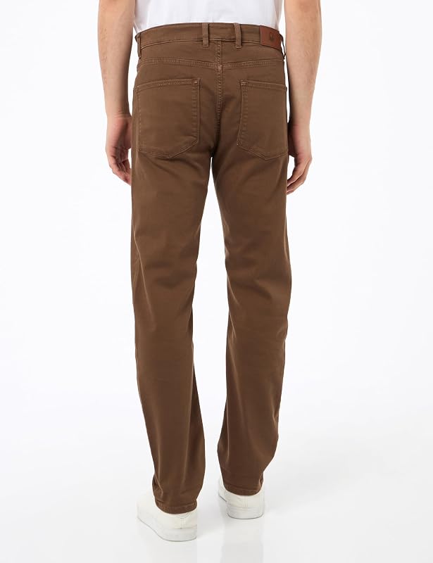 Pantalones Hombre, marrón, 28