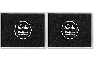 FOUNABOB Ink Pad, 2PCS Washable Finger Craft Stamp Pad, Black