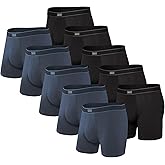 SAXX Underwear Co. Men's Underwear with Pouch Support Daytripper Boxer Brief Fly, 7 or 10 Pack