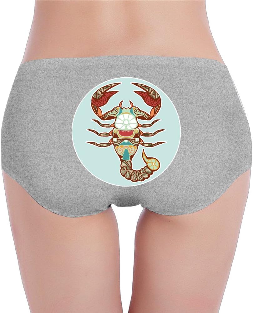 Mocke Womens Scorpiozodiac Signs Ethnic Style Logo Hipster Panty Underwear