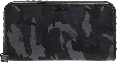 Amazon プラダ Prada 財布 長財布 ラウンドファスナー メンズ ナイロン カモフラージュ 迷彩 1ml506 Tessuto St Camo 並行輸入品 Prada プラダ シューズ バッグ