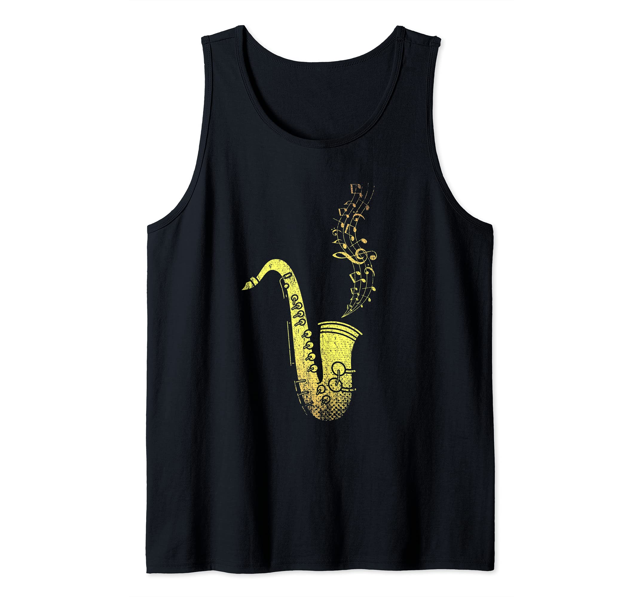 Saxophonist Musical Instrument Jazz Musician Saxophone Tank Top
