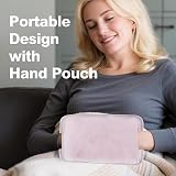 Vivo Technologies Rechargeable Electric Hot Water Bottle 25x17cm Pink view 3