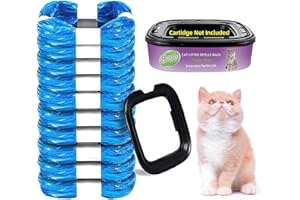 Cat Litter Refills Bag - 10 Pack Scented Cat Litter Refill Bags Replacement Disposal Bag Compatible with Standard and Plus Ge