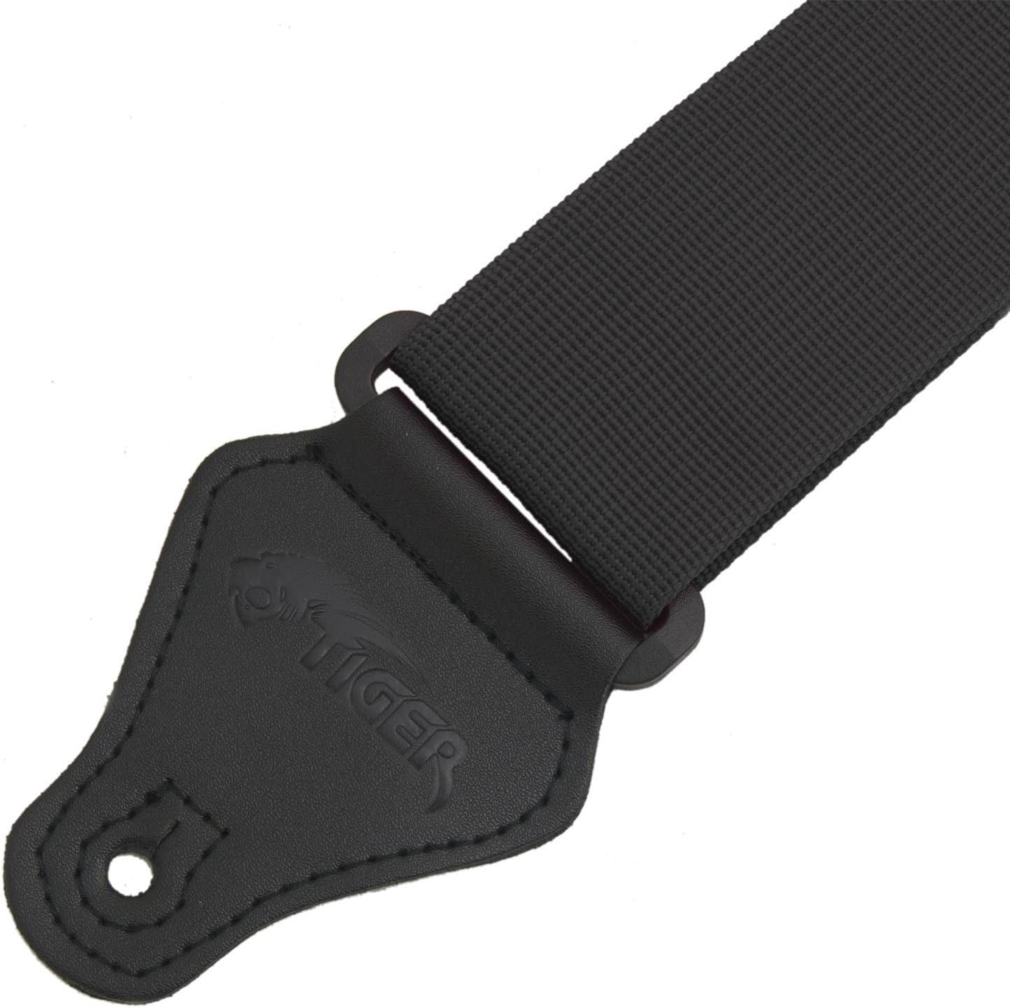 Tiger Black Guitar Strap and 12 Free Picks, 4/4 - Image 5