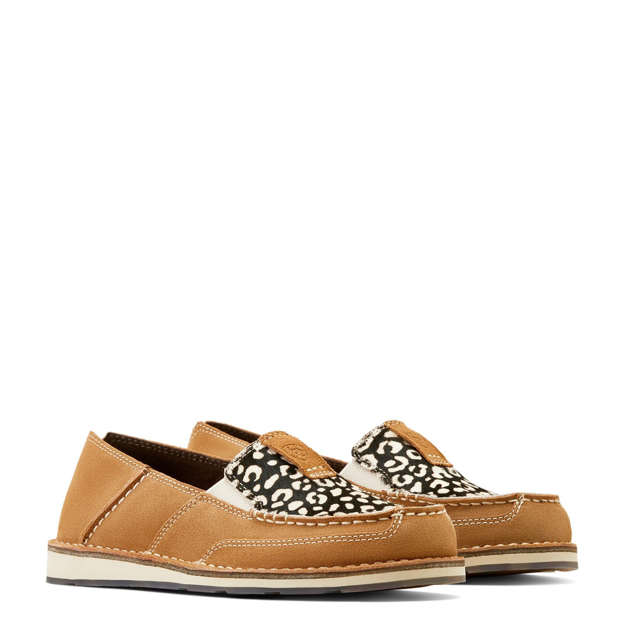 ARIAT Women's Cruiser, Cream Cheetah Hair On/Dark Tan Suede, 11 Image ARIAT Women's Cruiser, Cream Cheetah Hair On/Dark Tan Suede, 11 Image