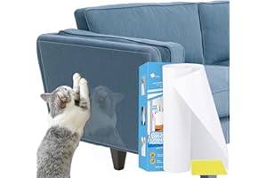 Goosheep Door Scratch Protector Door Dog Scratch Protector Dog Scratch Door Guard Pet Scratch Door Protector Couch Protector from Cat Claws Clear(7.9inch×393.7inch)