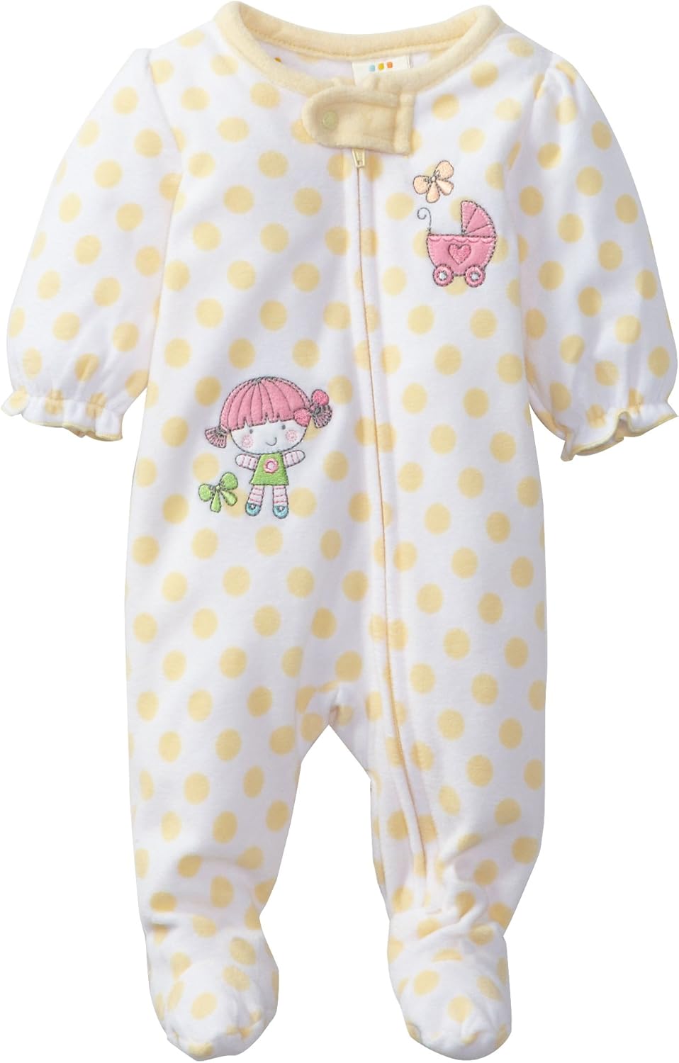 Disney Baby Girls' Newborn Blanket Sleeper, Yellow, 69