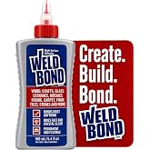 Weldbond Multi-Surface Glue Non Toxic for Mosaic Wood Ceramic Craft 5.4oz | Non Toxic Glue Dries Crystal Clear Heavy Duty Adhesive Glue for Mosaics, Ceramics, Wood Working, Craft, Tiles and more