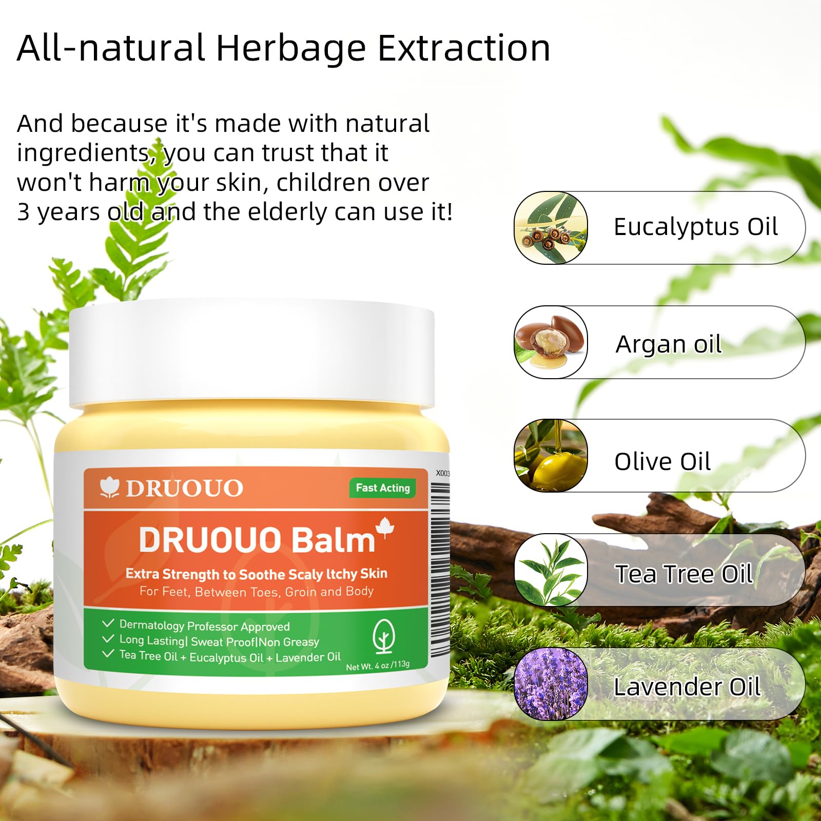 Draw Salve Eczema Cream Athlete's Itchy Foot Relief, Heat Rash, Anus Itch, Tinea Versicolor, Armpit, Lichen Planus, Cyst Removal Patch, Splinter Boil Ease, Ingrown Hair, Chigger, Carbuncle, Pilonidal