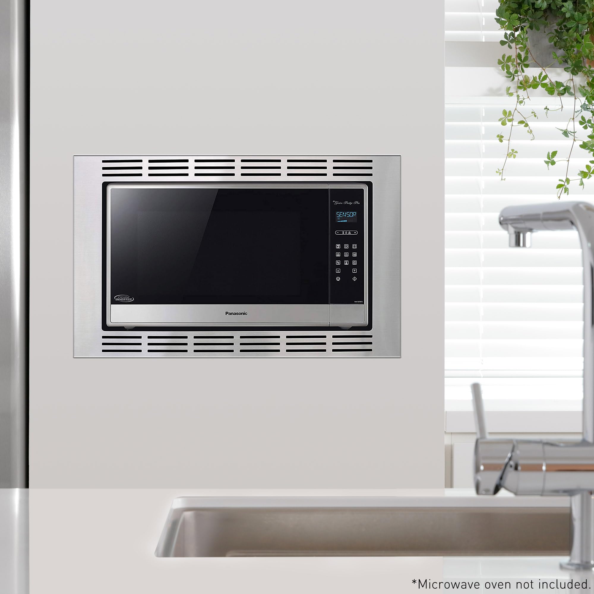 Panasonic 30-inch Trim Kit for Panasonic 2.2 cu ft Microwave Ovens - NN-TK932SS (Stainless Steel)