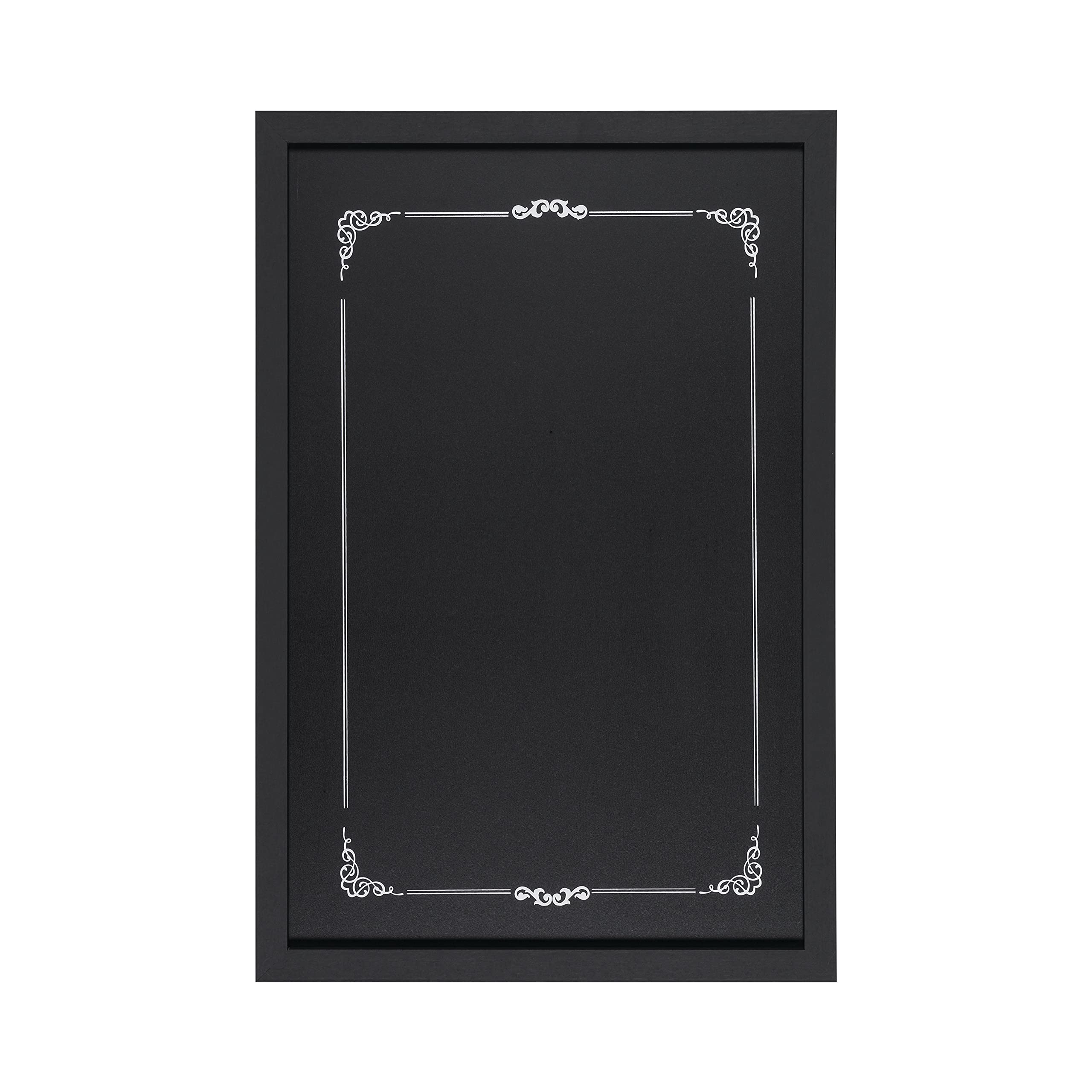 Bi-Office - Decorative Chalkboard, 600 x 400 mm, Black Frame