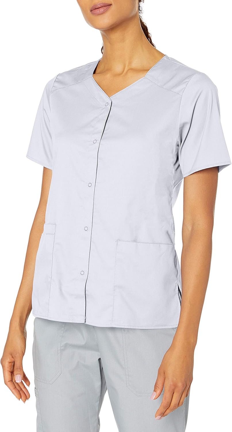 WonderWink Women's Wonderwork Short Sleeve Snap Jacket