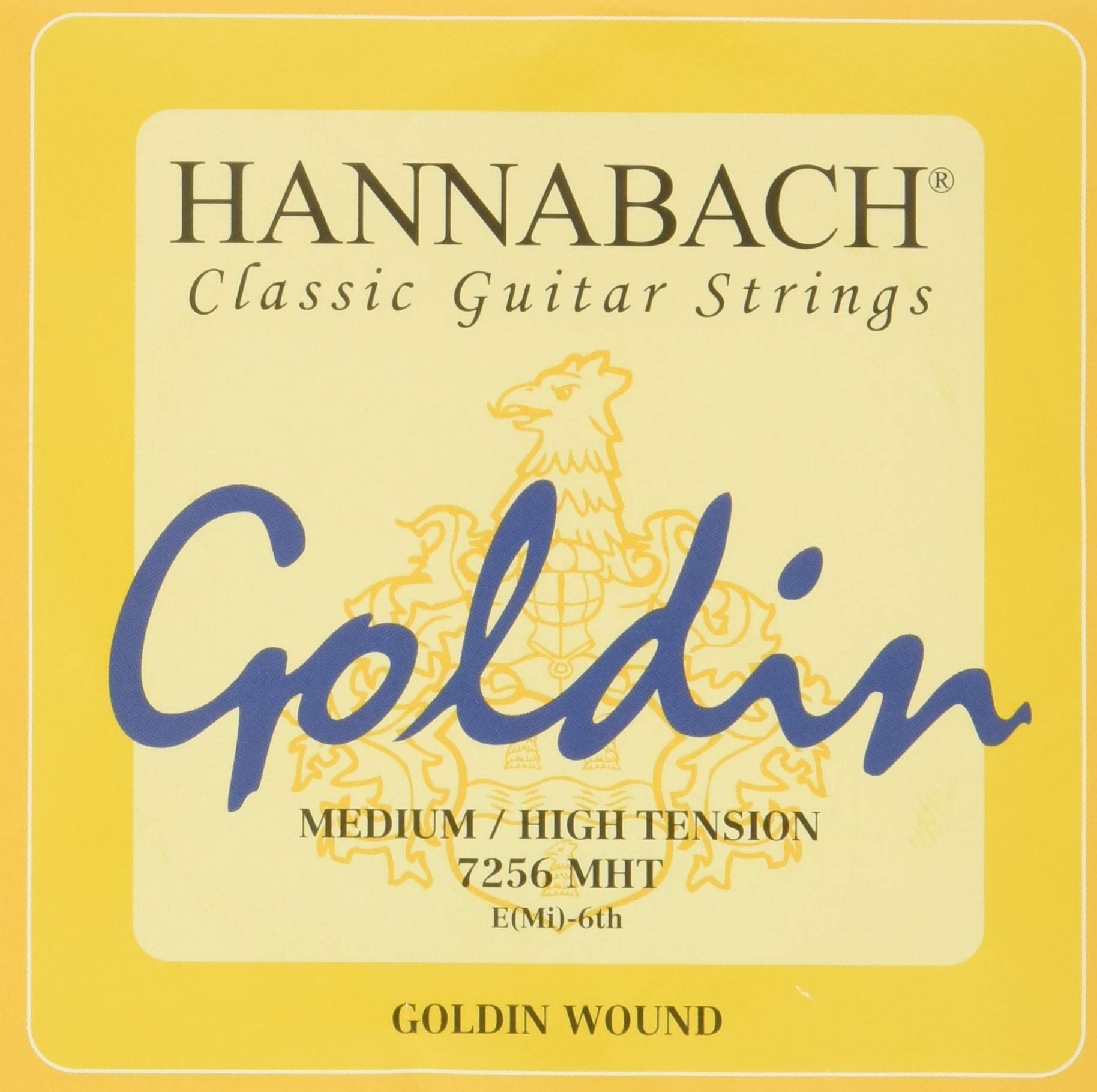 Hannabach Classical Guitar Strings Series 725 Medium/High Tension Goldin - E6 - 7256MHT