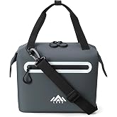 Small Soft-Sided Cooler Bag, Insulated Lunch Box, Waterproof, Leak-Proof, Portable Lunch Bag for Work, Beach, Drink, Travel, Camping, Picnic